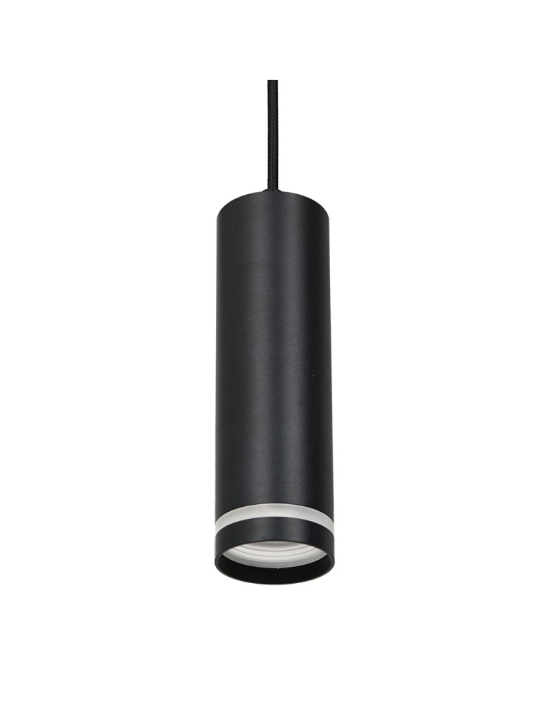 Lamps for 3-phase busbars - Eco-Light Pipe Ring Track pendant luminaire Black 1xGU10 3-circuit ML7675 - product kolory-swiatla.pl 2