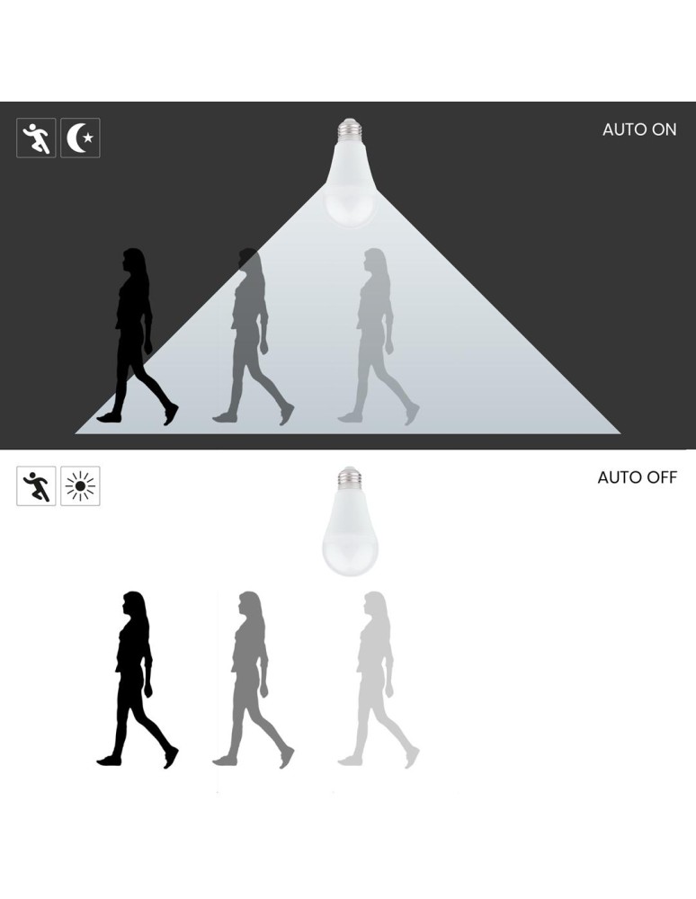 LED bulbs with sensor - Eko-Light LED bulb 6W A60 E27 3000K Twilight-Motion EK8047. - product kolory-swiatla.pl 3