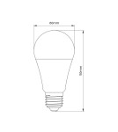 LED bulbs with sensor - Eko-Light LED bulb 9W A60 E27 3000K Twilight EK8048. - product 4