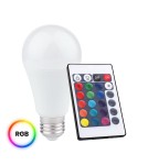 LED bulbs with remote control - Eko-Light LED bulb 10W A60 E27 RGB + Remote Control EK8049 - product 1