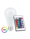 Eko-Light LED bulb 10W A60 E27 RGB + Remote Control EK8049