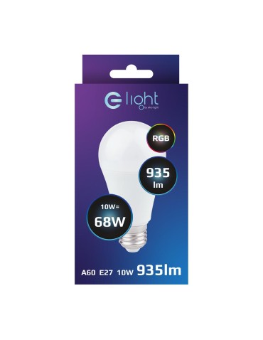 Eko-Light LED bulb 10W A60 E27 RGB + Remote Control EK8049 - product 2