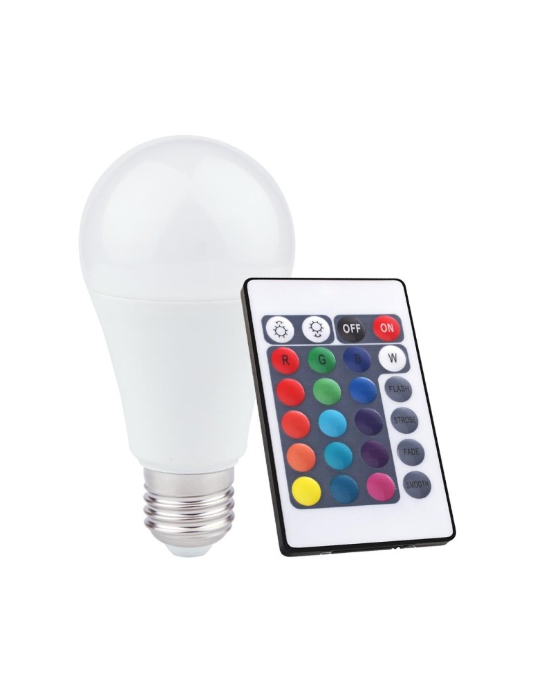 LED bulbs with remote control - Eko-Light LED bulb 10W A60 E27 RGB + Remote Control EK8049 - product kolory-swiatla.pl 3
