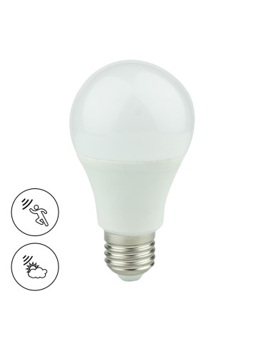 Eko-Light LED 9W A60 E27 3000K Twilight-Motion Light Bulb EK8046