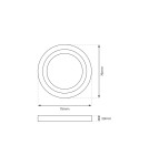 Stair step lighting - Eko-Light OTI MAX BLACK Neutral Colour 4000K EKS634 - product 3