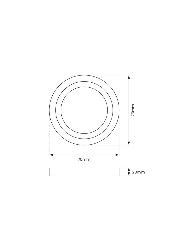 Stair step lighting - Eko-Light OTI MAX BLACK Neutral Colour 4000K EKS634 - product kolory-swiatla.pl 3