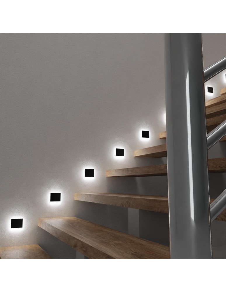 Stair step lighting - Eco-Light BERG BLACK Neutral Colour 4000K EKS603 - product kolory-swiatla.pl 4