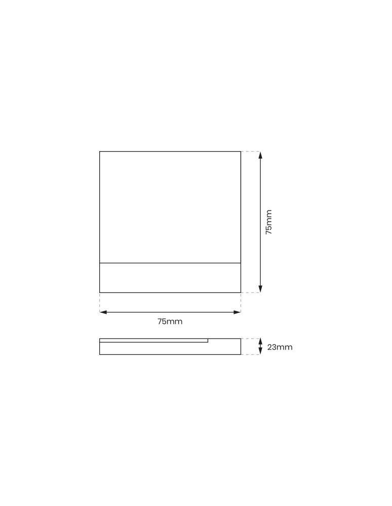Stair step lighting - Eco-Light BERG BLACK Neutral Colour 4000K EKS603 - product kolory-swiatla.pl 5