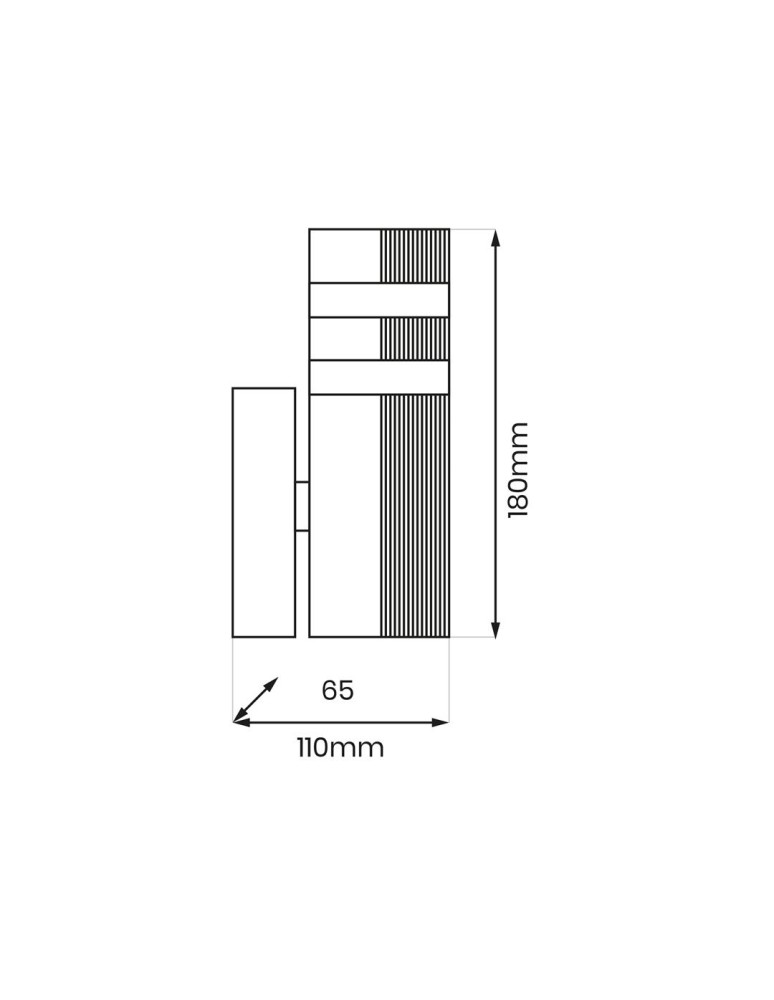 Outdoor wall lamps - Eko-Light Vini wall lamp 1xGU10 IP54 EKO0733 - product kolory-swiatla.pl 4