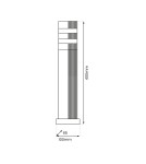 Standing garden lamps - Eco-Light Vini Standing Garden Lamp 1xGU10 IP54 EKO0735. - product 4