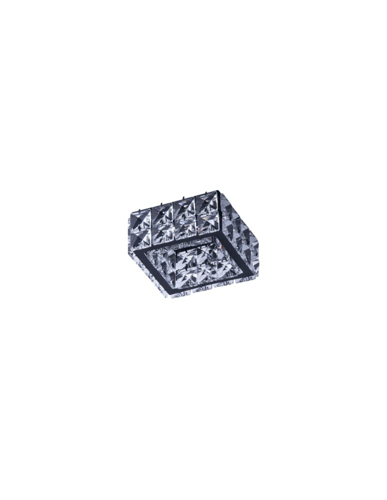 Flush-mounted lamps - pendants - Azzardo ESTER SQUARE 2 1xGU10 Black Recessed AZ4414 - product kolory-swiatla.pl 2
