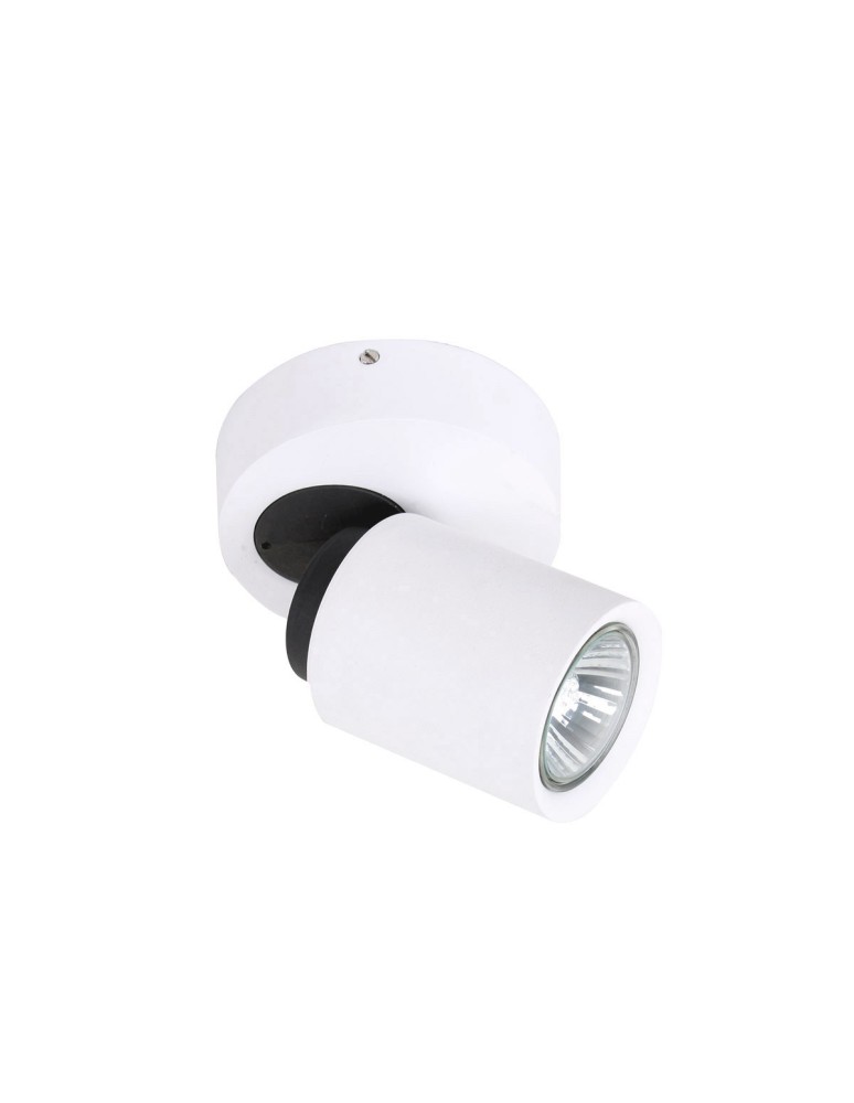 Ceiling spotlights - ITALUX Lucien spot White/Black 1xGU10 FH31311B - product kolory-swiatla.pl 1