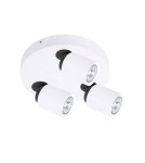 Spotlight ceiling lamps - ITALUX Lucien spot White/Black 3xGU10 FH31313B - product 1