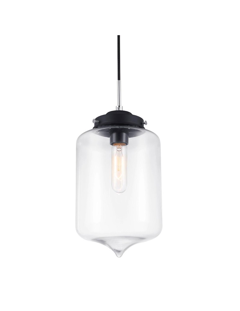 Pendant lamps - ITALUX Tube Pendant Clear 1xE27 MDM2095/1 B - product kolory-swiatla.pl 1