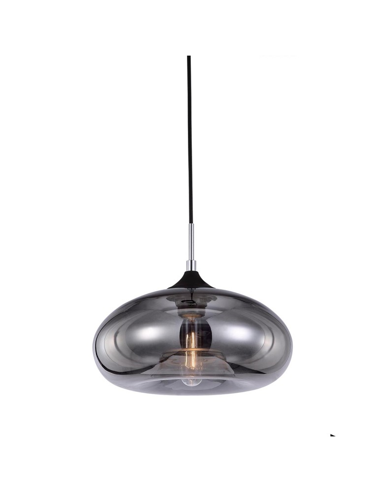 Pendant lamps - ITALUX Valio Pendant Smoked 1xE27 MDM2093/1 A - product kolory-swiatla.pl 1