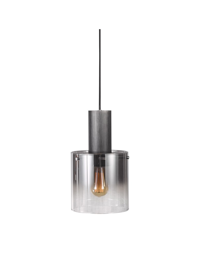 Pendant lamps - ITALUX Javier Pendant Black Smoke 1xE27 MD17076-1A BK - product kolory-swiatla.pl 1