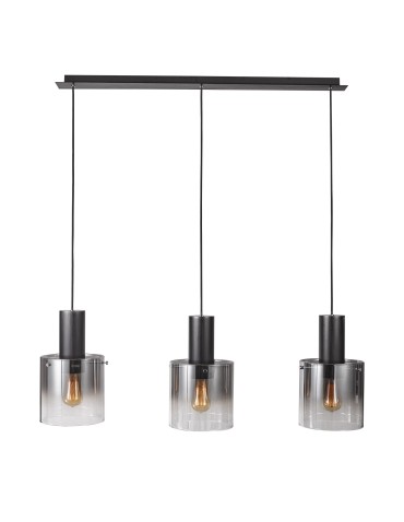 ITALUX Javier Pendant Black 3xE27 MD17076-3B BK