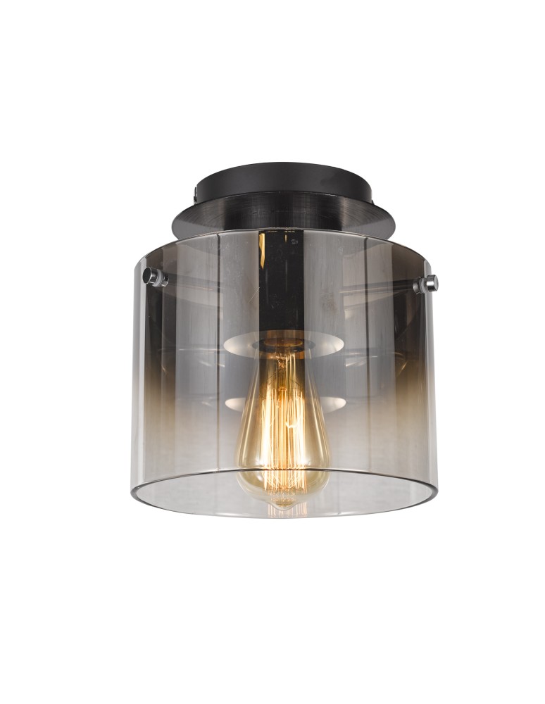 Ceiling lamps - ITALUX Javier Plafond Black 1xE27 MX17076-1A BK - product kolory-swiatla.pl 1