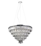 Glamour pendant lamps - Azzardo KALABRIA XL PENDANT 12xG9 2in1 Ceiling or Pendant Transparent AZ2926 - product 1