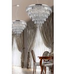 Glamour pendant lamps - Azzardo KALABRIA XL PENDANT 12xG9 2in1 Ceiling or Pendant Transparent AZ2926 - product 2