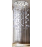 Glamour ceiling lamps - Azzardo LUVIA XL CLEAR 9xGU10 Ceiling/Hanging Transparent AZ2573 - product 2