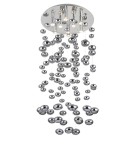Glamour ceiling lamps - Azzardo LUVIA XL CHROME 9xGU10 Ceiling/Pendant Chrome AZ2574. - product 3