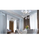 Glamour ceiling lamps - Azzardo LUVIA 80 CLEAR 10xGU10 Ceiling/Hanging Translucent AZ2571 - product 2
