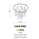 Azzardo LUVIA CLEAR 6xGU10 Sufitowa/Wisząca Przeźroczysty AZ2572