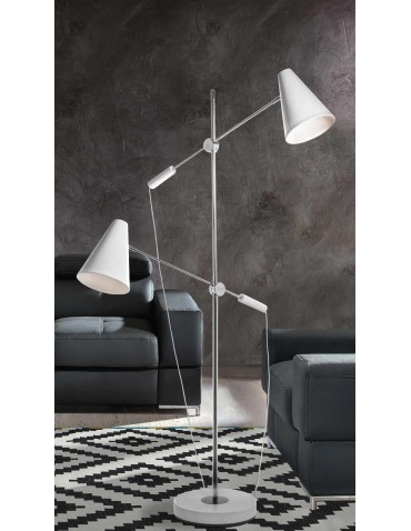 Azzardo KAJA WHITE 2xE14 Podłogowa Biały AZ2863 - produkt 2