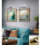 Wall lamps over a painting - Azzardo MONALISA 46 ANTIQUE 1xLED Wall Mounted Chrome AZ2644. - product 3