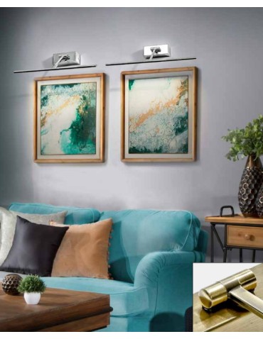 Azzardo MONALISA 46 SATIN NICKEL 1xLED Wall Mounted Satin Nickel AZ2646 - product 2