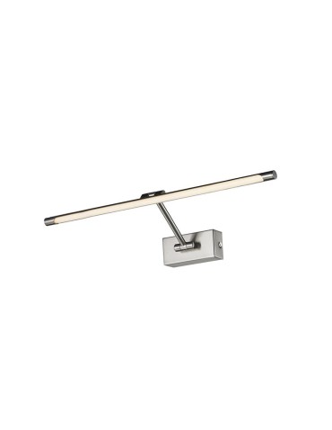 Azzardo DAVINCI 58 SANDY NICKEL 1xLED Wall-mounted Sanded Nickel AZ2653