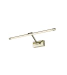 Wall lamps over a painting - Azzardo DAVINCI 58 GOLDEN 1xLED Wall Mount Gold AZ2654 - product 1