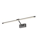 Wall lamps over a painting - Azzardo DAVINCI 90 BLACK CHROME 1xLED Wall Mount Black/Chrome AZ2663 - product 1