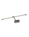 Azzardo DAVINCI 90 BLACK CHROME 1xLED Wall Mount Black/Chrome AZ2663