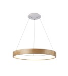 LED pendant lamps - Azzardo SILVAM 65 PENDANT 1xLED Pendant Wood/White AZ2699 - product 1