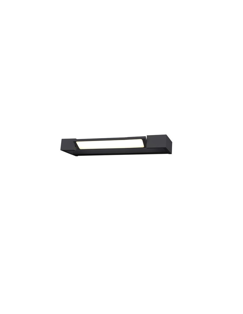 Bathroom wall lamps - Azzardo DALI 30 4000K BLACK 1xLED Wall Mounted Black IP44 AZ2885 - product kolory-swiatla.pl 1