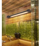 Bathroom wall lamps - Azzardo DALI 30 4000K BLACK 1xLED Wall Mounted Black IP44 AZ2885 - product 2