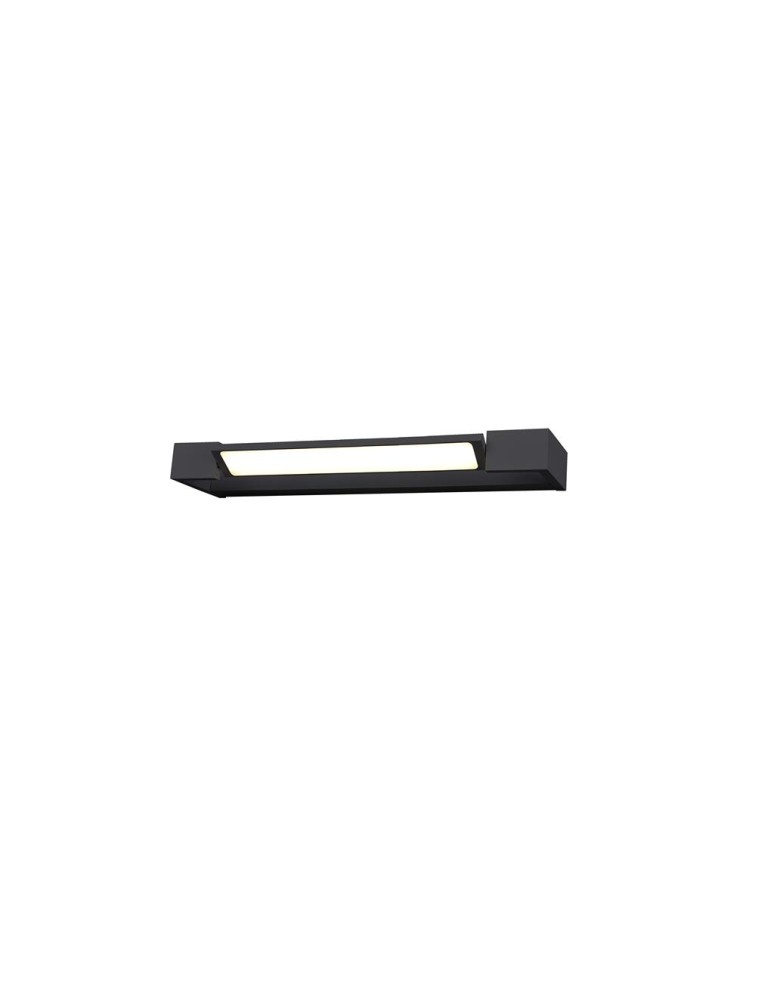 Bathroom wall lamps - Azzardo DALI 45 3000K BLACK 1xLED Wall Mounted Black IP44 AZ2892 - product kolory-swiatla.pl 1
