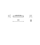 Magnetic rail lamps - Azzardo ALFA SAGA TRACK MAGNETIC 12W CCT BLUETOOTH BK Magnetic Rail Lamp Black Mat AZ4846 - product 2