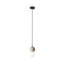 Single pendant lamps - YASKR Bilo I Pendant Lamp 1xG9 white PL0135   - product 1