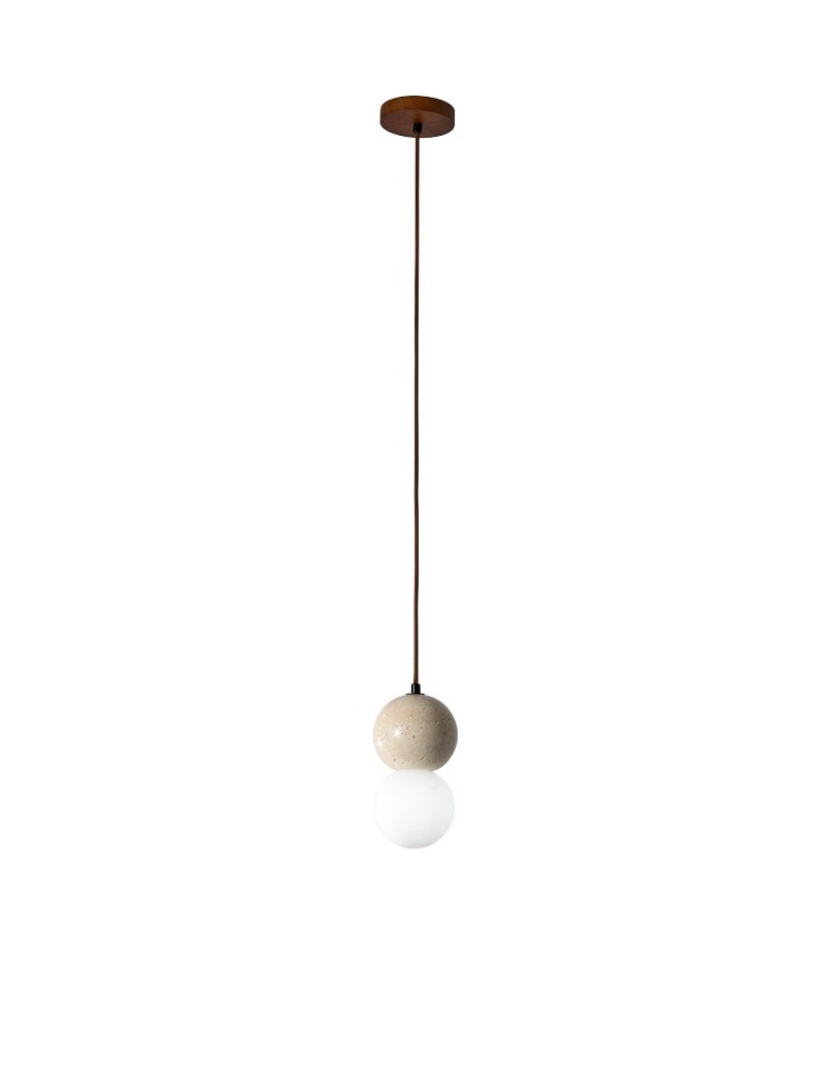 Single pendant lamps - YASKR Bilo I Pendant Lamp 1xG9 white PL0135   - product kolory-swiatla.pl 1