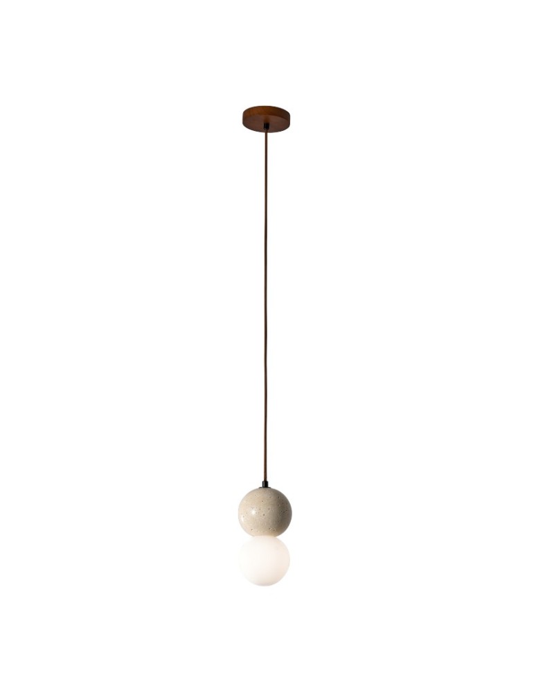 Single pendant lamps - YASKR Bilo I Pendant Lamp 1xG9 white PL0135   - product kolory-swiatla.pl 5