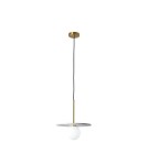 Single pendant lamps - YASKR Bilo III Pendant Lamp 1xG9 white PL0136-WH   - product 3