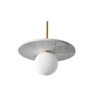 Single pendant lamps - YASKR Bilo III Pendant Lamp 1xG9 white PL0136-WH   - product 1