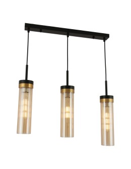 YASKR Lampa Wisząca Malika 3xE27 czarny PL0140-3  
