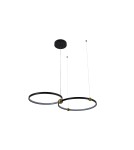Pendant lamps circles - YASKR Kido M LED Pendant Lamp black PL0139   - product 2