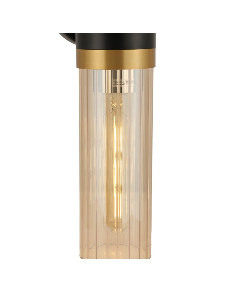 Tube wall lamps - YASKR Malika wall lamp 1xE27 black WL0123-1   - product kolory-swiatla.pl 6