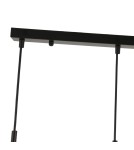 Pendant lamps on a strip - YASKR Malika Pendant Lamp 3xE27 black PL0140-3   - product 8