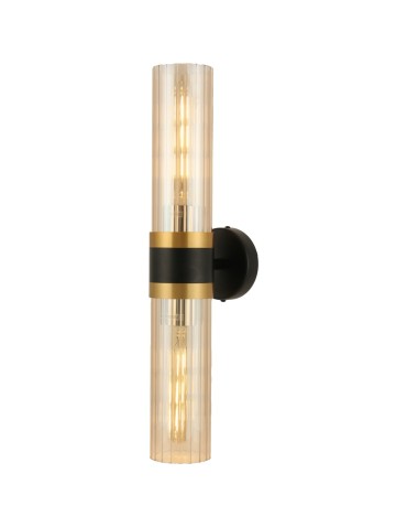 YASKR Malika wall lamp 2xE27 black WL0123-2  
